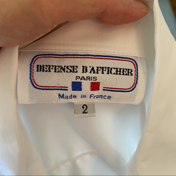 DEFENSE D'AFFICHER
LONG SLEEVE BUTTON DOWN BLOUSE - Picture 5 of 6